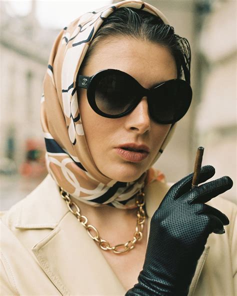 chanel headscarf